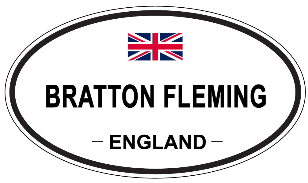 BRATTON FLEMING, England - Oval Magnet
