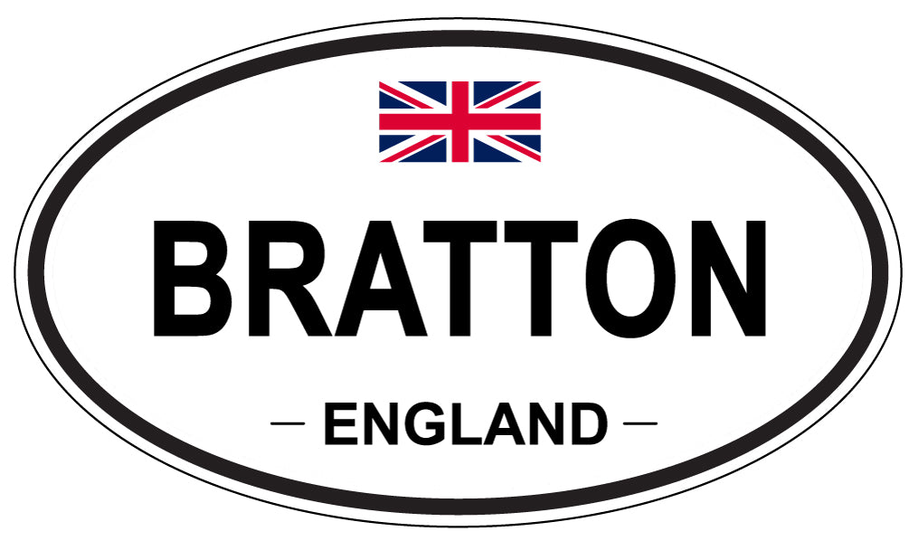 BRATTON, England - Oval Magnet