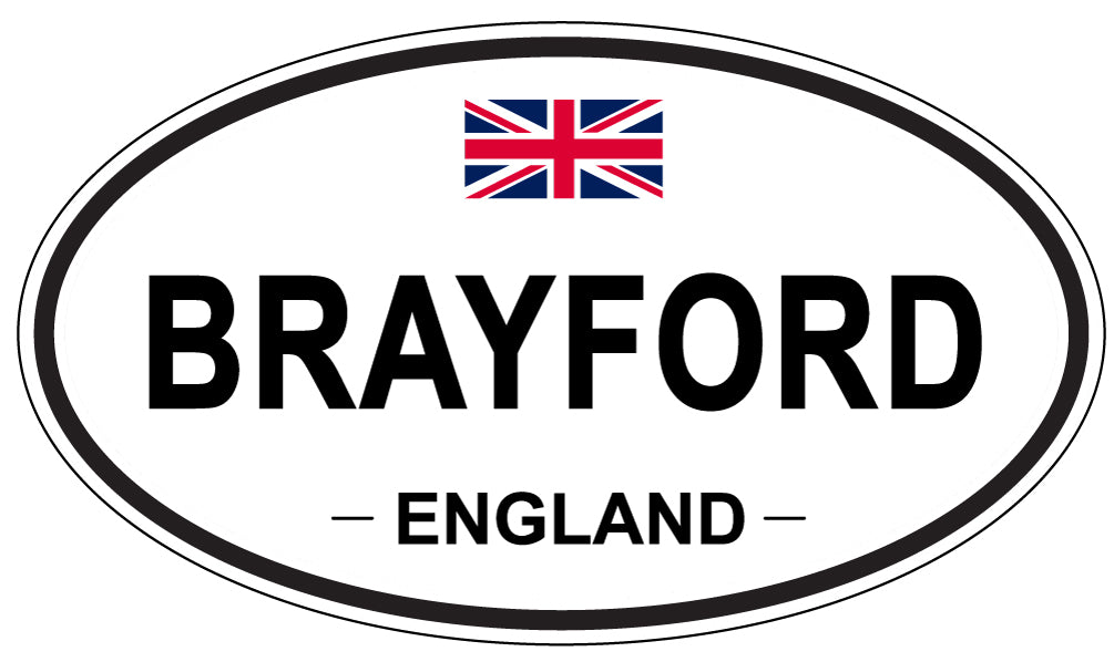 BRAYFORD, England - Oval Magnet