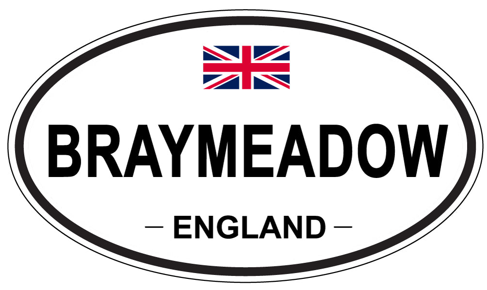 BRAYMEADOW, England - Oval Magnet