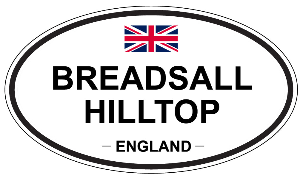 BREADSALL HILLTOP, England - Oval Magnet