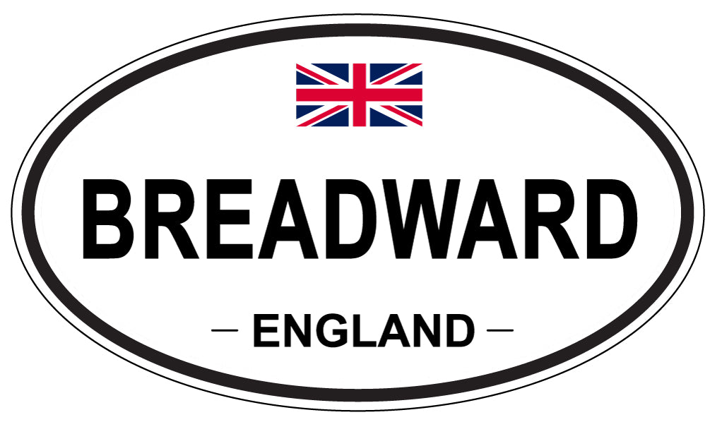 BREADWARD, England - Oval Magnet