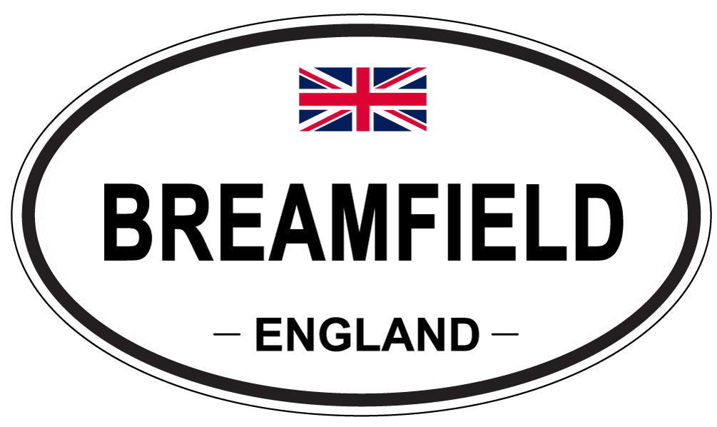 BREAMFIELD, ENGLAND - Oval Sticker