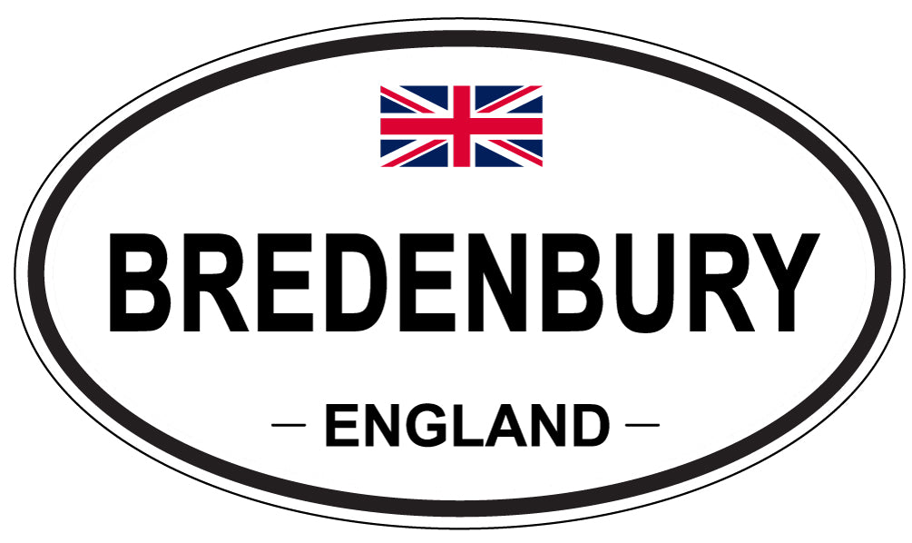 BREDENBURY, ENGLAND - Oval Sticker