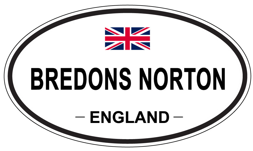 BREDONS NORTON, England - Oval Magnet