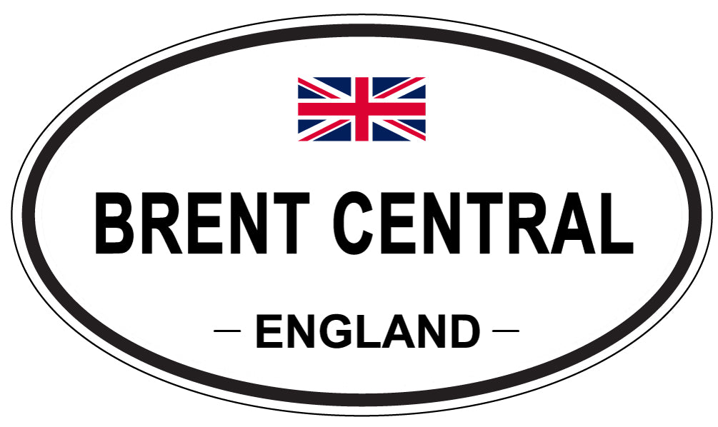 BRENT CENTRAL, England - Oval Magnet
