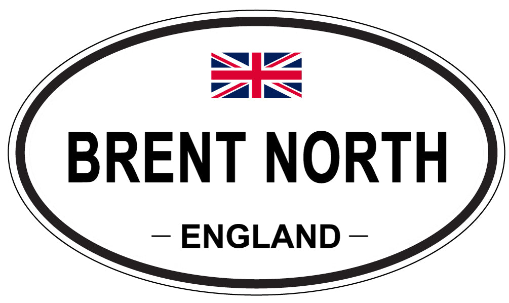 BRENT NORTH, England - Oval Magnet