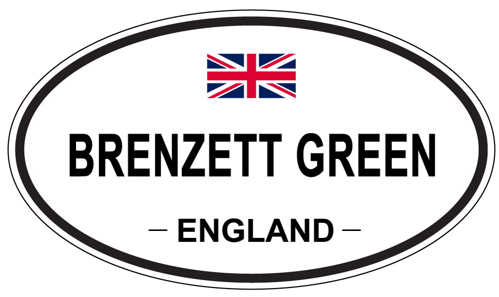 BRENZETT GREEN, England - Oval Magnet