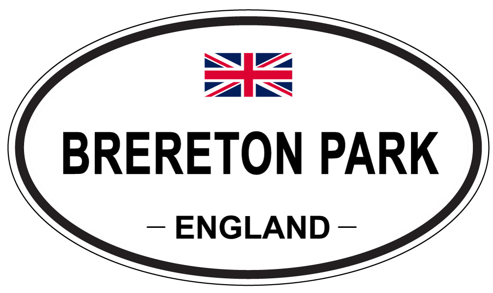 BRERETON PARK, ENGLAND - Oval Sticker