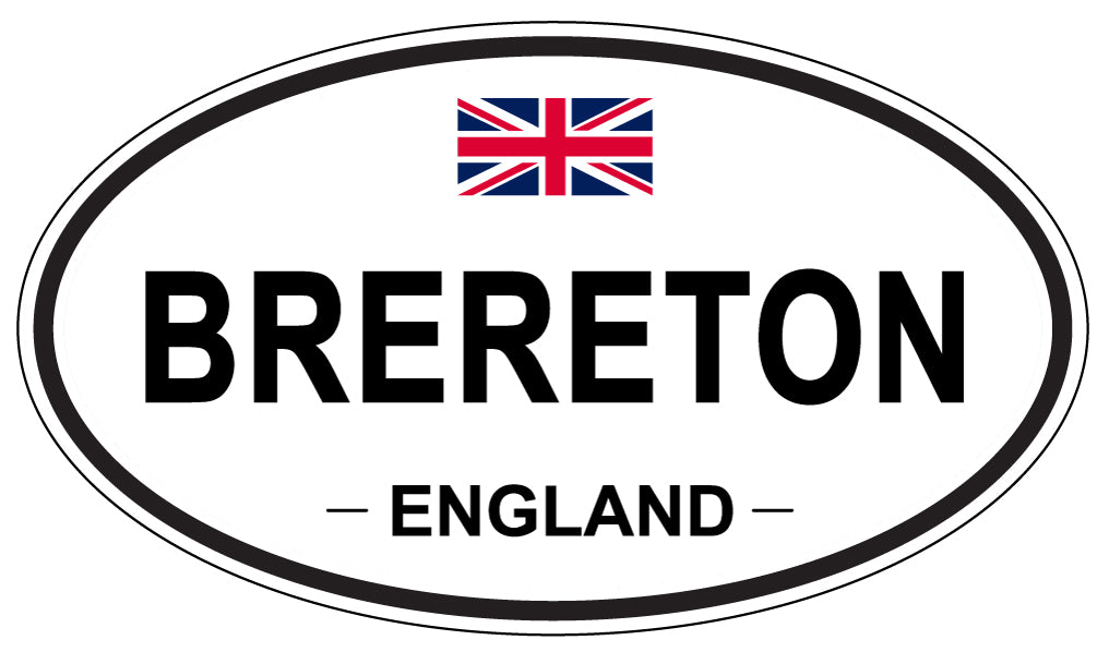 BRERETON, England - Oval Magnet