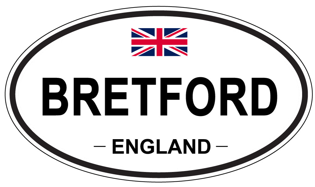 BRETFORD, ENGLAND - Oval Sticker