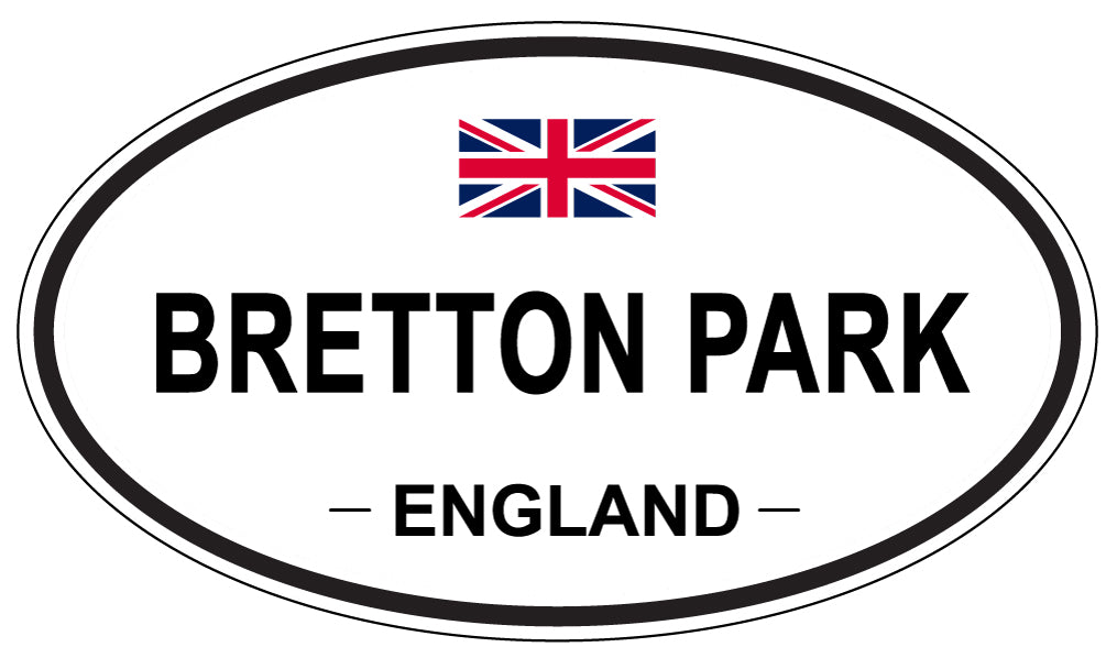 BRETTON PARK, ENGLAND - Oval Sticker