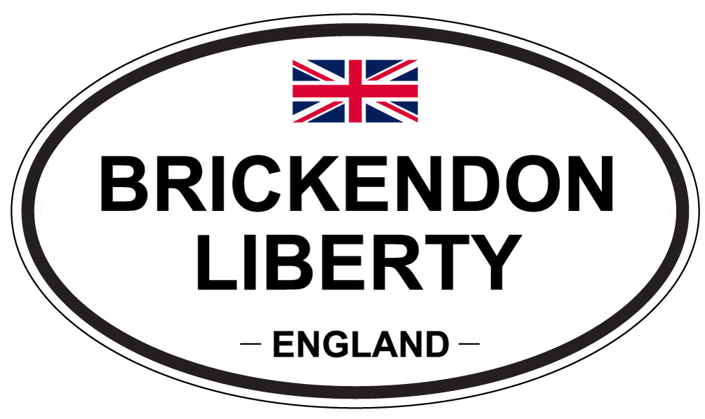 BRICKENDON LIBERTY, England - Oval Magnet
