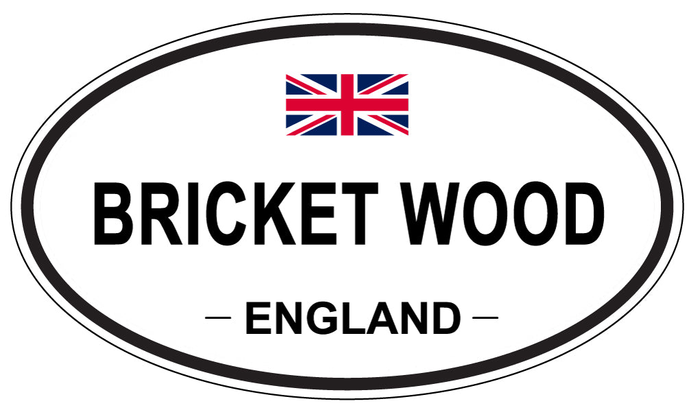 BRICKET WOOD, England - Oval Magnet