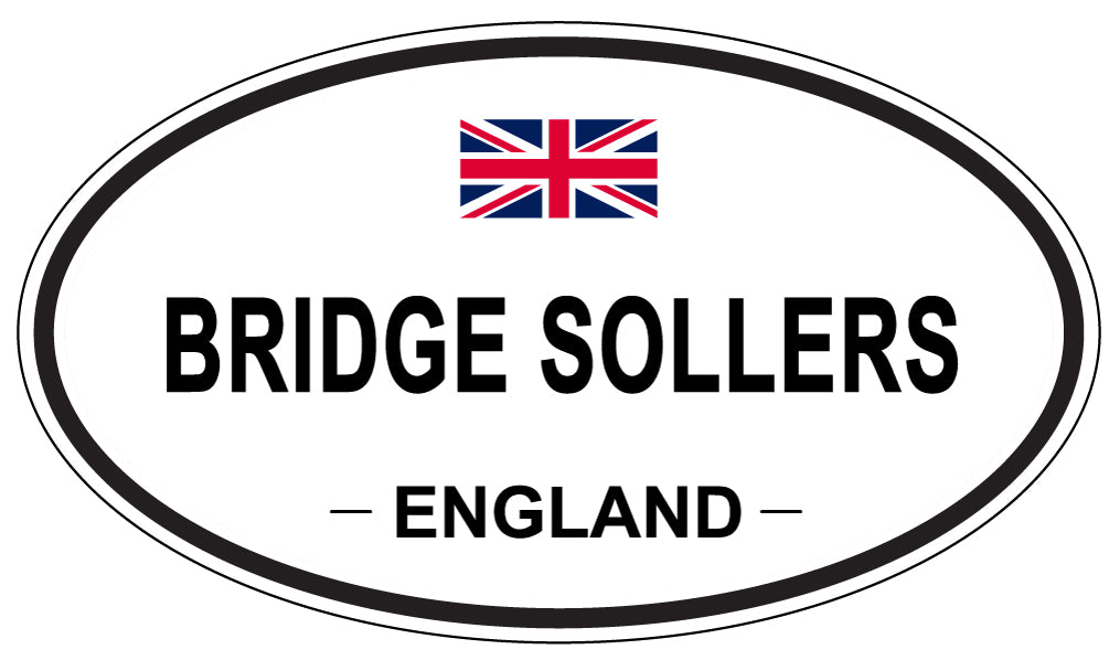 BRIDGE SOLLERS, ENGLAND - Oval Sticker