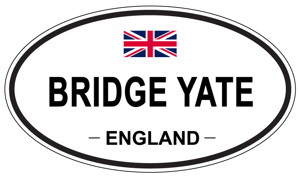 BRIDGE YATE, ENGLAND - Oval Sticker