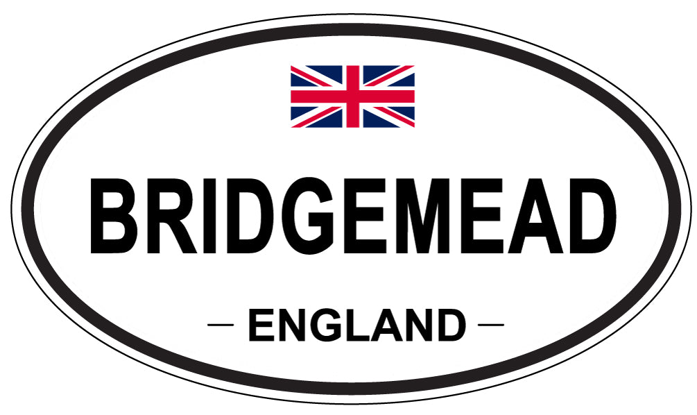 BRIDGEMEAD, ENGLAND - Oval Sticker