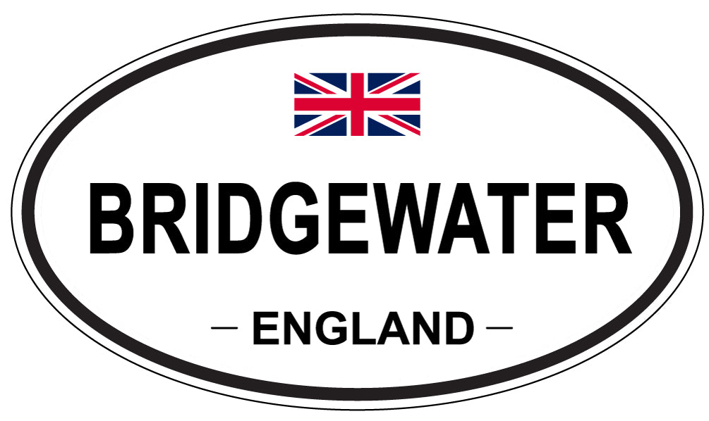 BRIDGEWATER, ENGLAND - Oval Sticker
