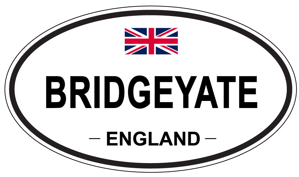 BRIDGEYATE, ENGLAND - Oval Sticker