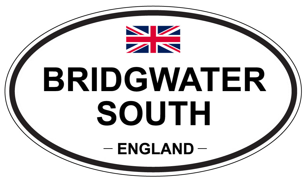 BRIDGWATER SOUTH, ENGLAND - Oval Sticker