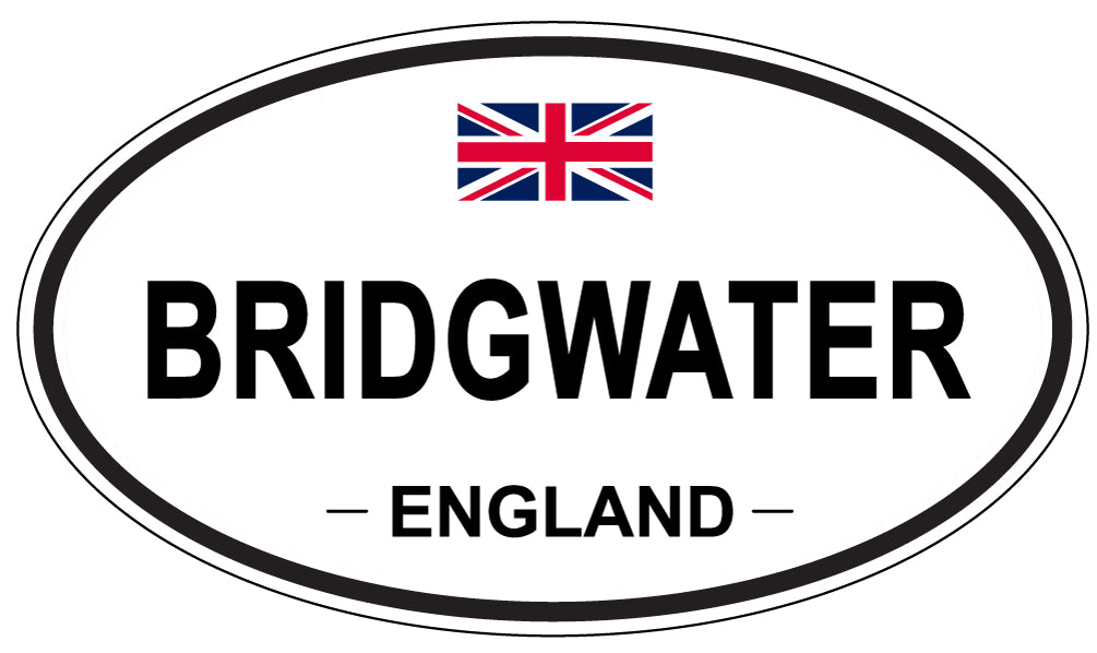 BRIDGWATER, ENGLAND - Oval Sticker