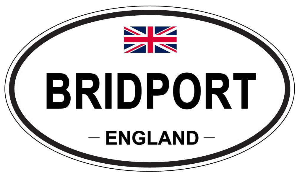 BRIDPORT, ENGLAND - Oval Sticker