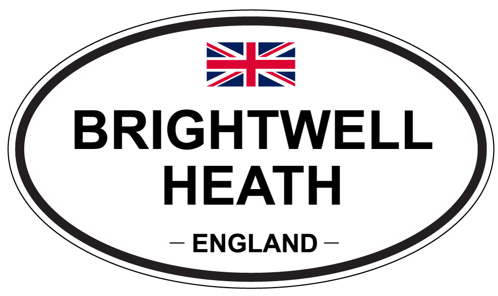 BRIGHTWELL HEATH, ENGLAND - Oval Sticker