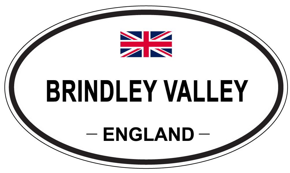 BRINDLEY VALLEY, England - Oval Magnet