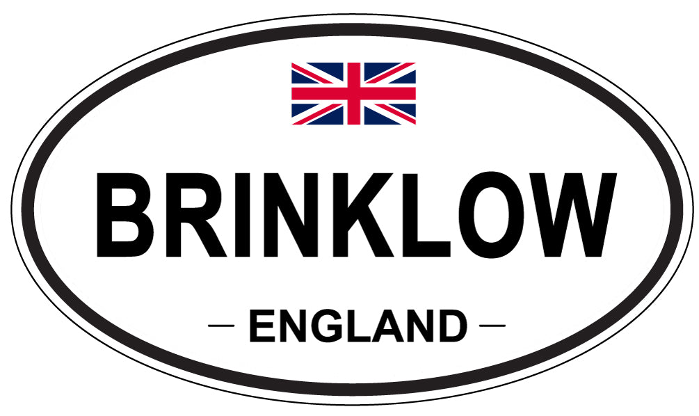 BRINKLOW, ENGLAND - Oval Sticker