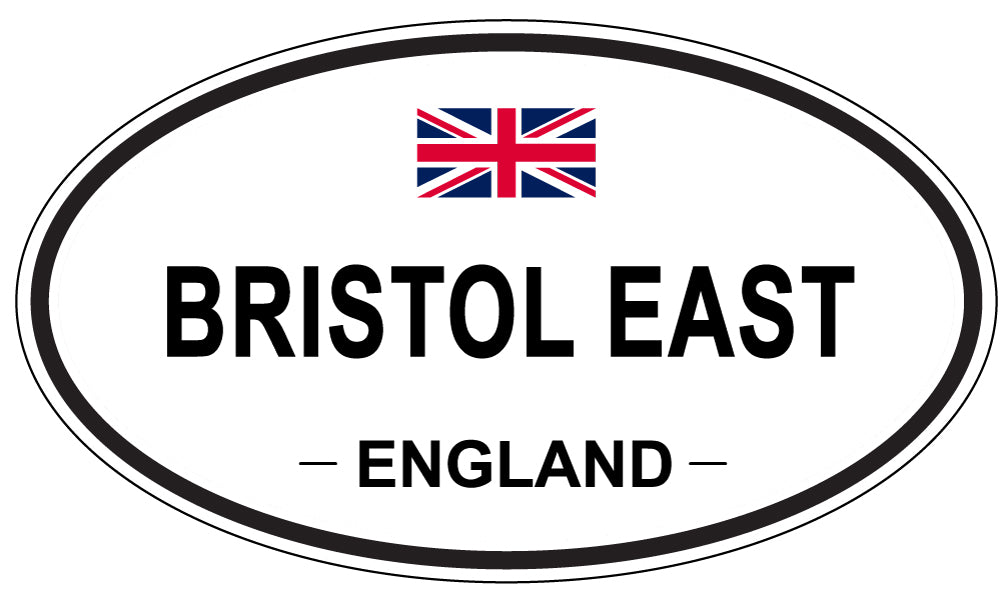 BRISTOL EAST, ENGLAND - Oval Sticker