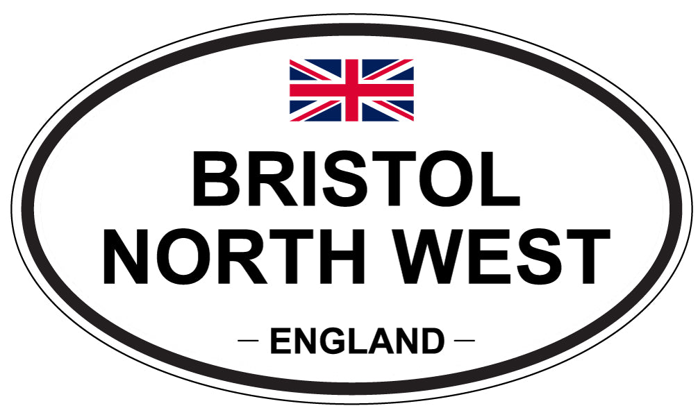 BRISTOL NORTH WEST, ENGLAND - Oval Sticker