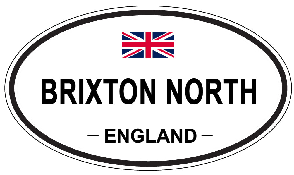 BRIXTON NORTH, England - Oval Magnet