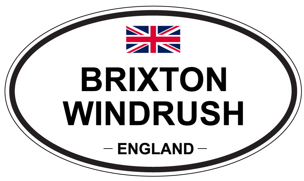 BRIXTON WINDRUSH, ENGLAND - Oval Sticker