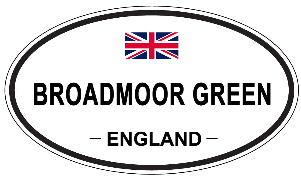 BROADMOOR GREEN, England - Oval Magnet