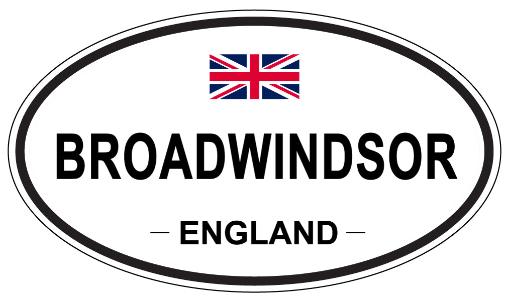 BROADWINDSOR, ENGLAND - Oval Sticker