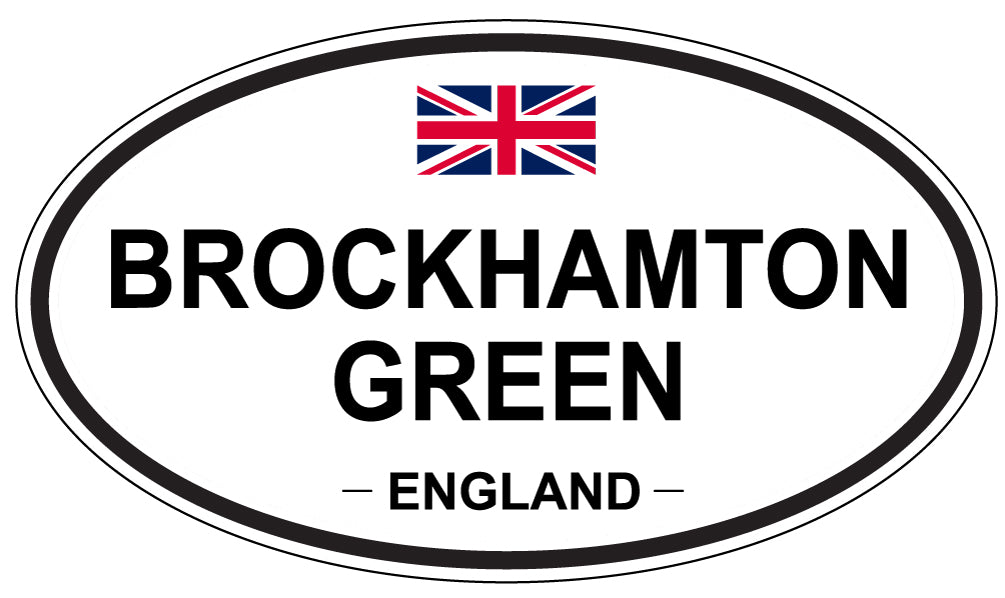 BROCKHAMPTON GREEN, ENGLAND - Oval Sticker