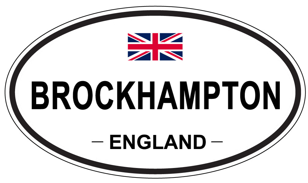 BROCKHAMPTON, ENGLAND - Oval Sticker