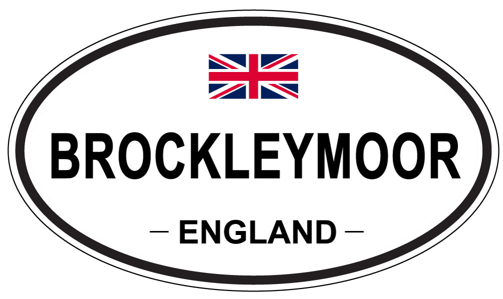 BROCKLEYMOOR, ENGLAND - Oval Sticker