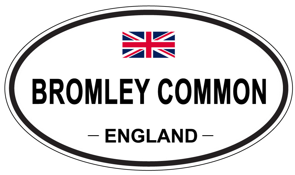 BROMLEY COMMON, ENGLAND - Oval Sticker