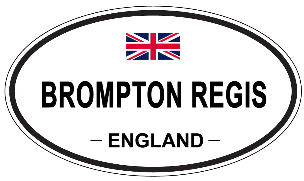 BROMPTON REGIS, England - Oval Magnet