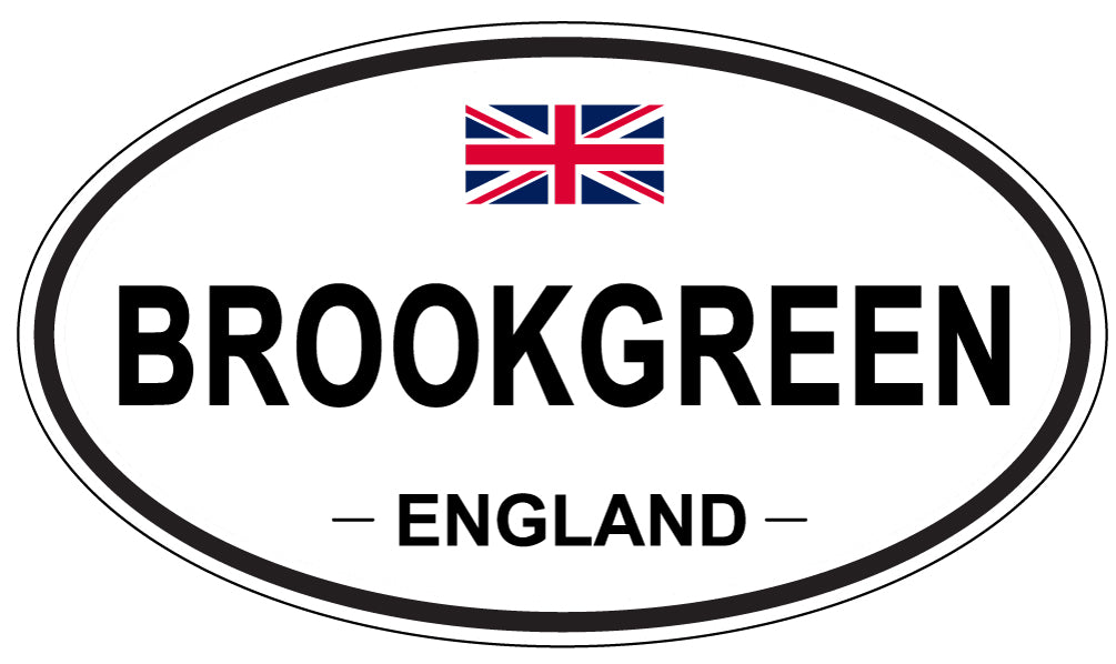 BROOKGREEN, England - Oval Magnet