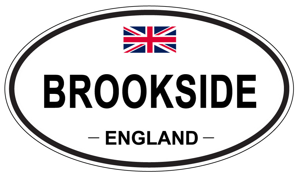 BROOKSIDE, England - Oval Magnet