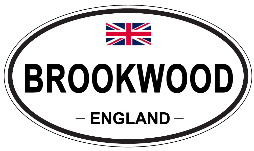BROOKWOOD, England - Oval Magnet