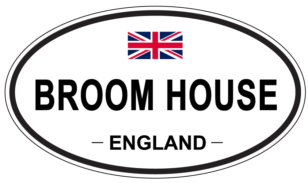 BROOM HOUSE, England - Oval Magnet