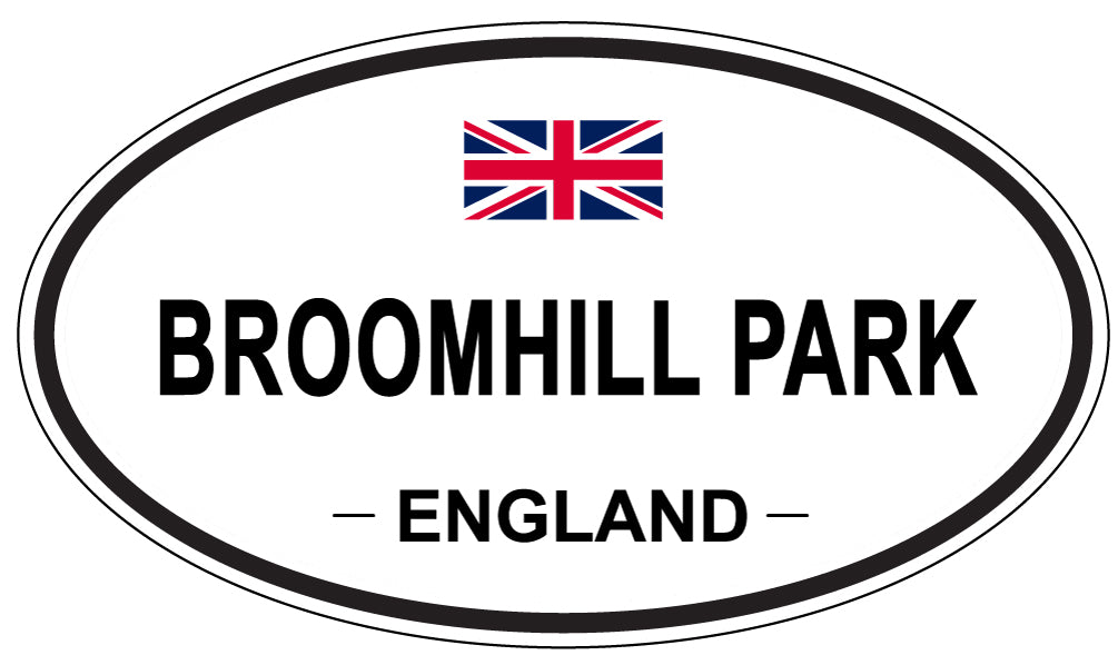 BROOMHILL PARK, England - Oval Magnet