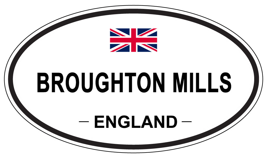 BROUGHTON MILLS, England - Oval Magnet
