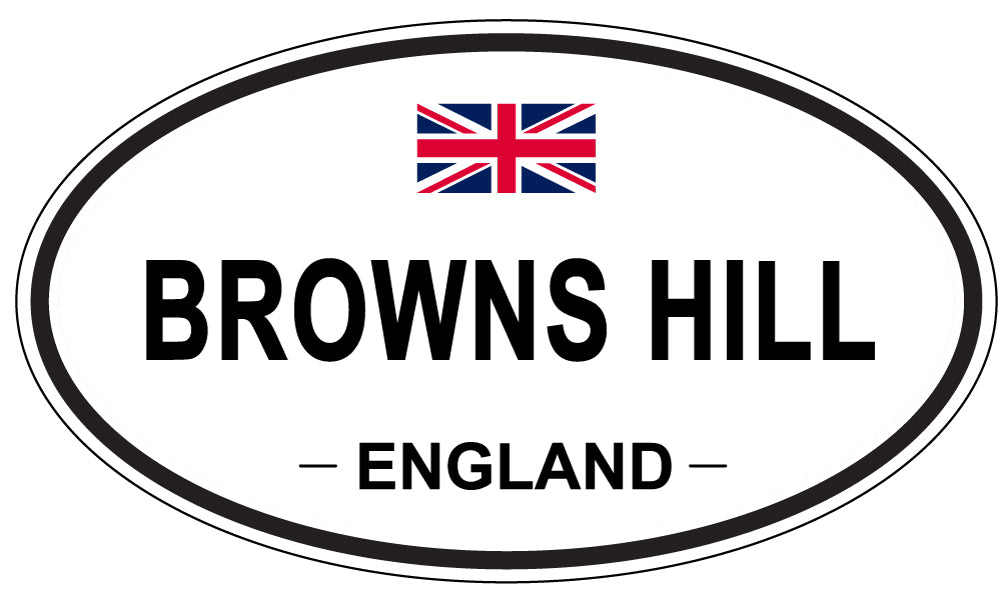 BROWNS HILL, England - Oval Magnet