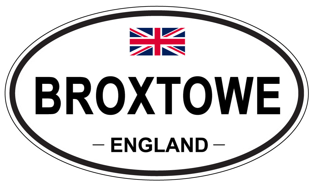 BROXTOWE, ENGLAND - Oval Sticker