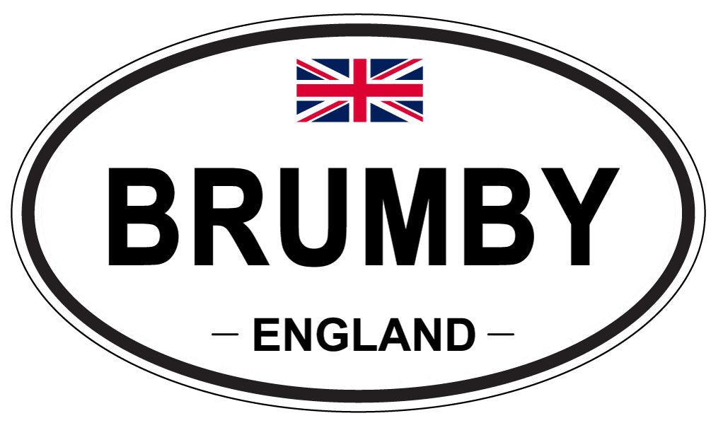 BRUMBY, ENGLAND - Oval Sticker