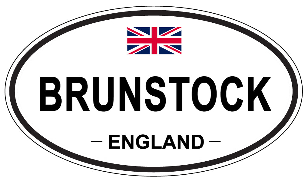 BRUNSTOCK, England - Oval Magnet